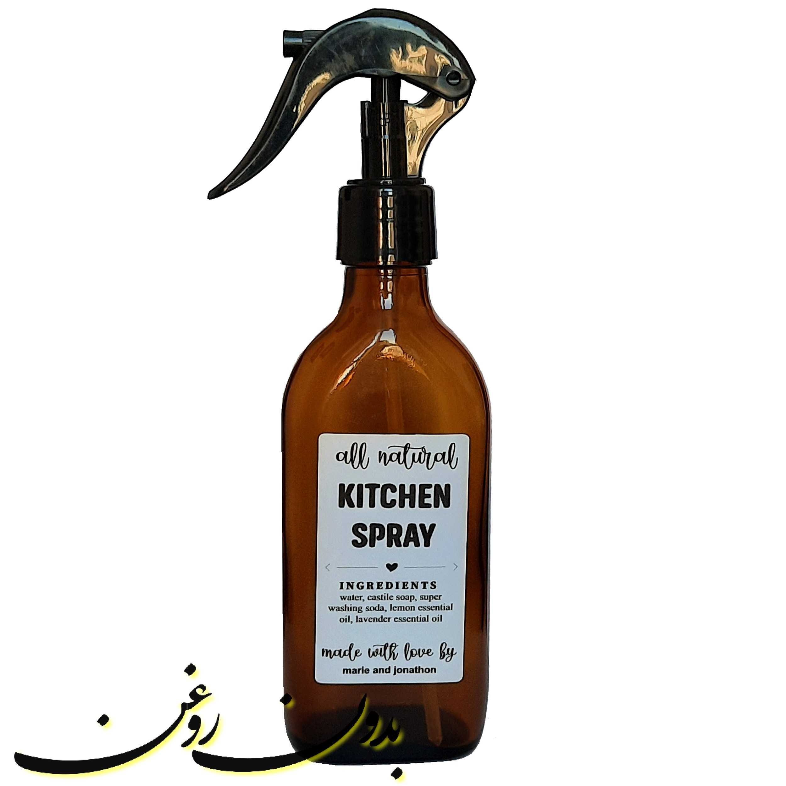 اسپری روغن شیشه ای تیره کتابی - لوازم جانبی سرخ کن